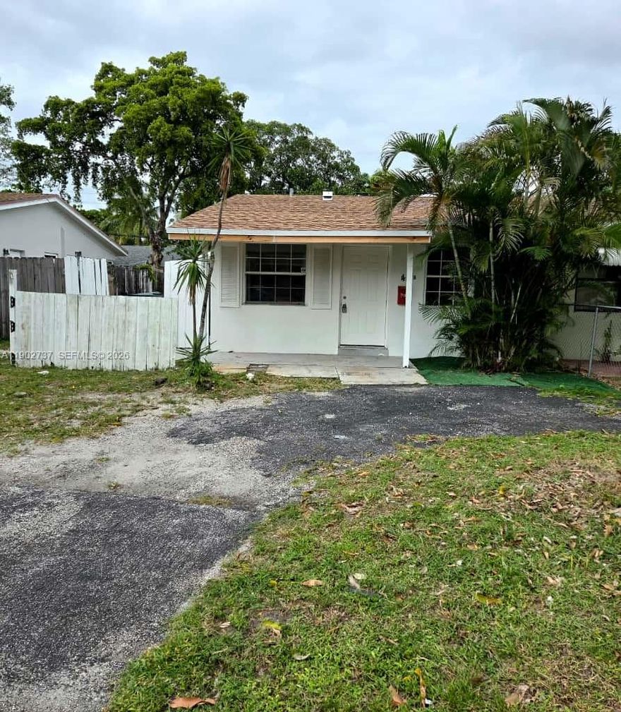 Discover the potential in this charming 2-bedroom, 1-bath home—no HOA and packed with opportunity. Features: New roof, New A/C, plus the bathroom is currently being renovated, giving you a great head start on updates. The home offers solid structure, a spacious layout, and an oversized yard perfect for outdoor living, gardening, or future expansion. Outside laundry/storage room adds convenience, and the location can’t be beat—close to beaches, shopping, dining, and everyday essentials.

Ideal for handy buyers ready to make it their own or investors looking for a promising property. With great bones and room to customize, this is your chance to create something special. Schedule your showing today!