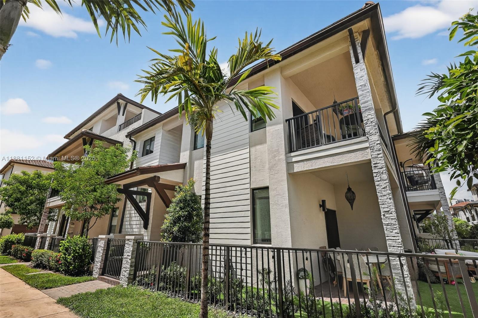 Incredible 2-story corner townhouse in the desirable Urbana community at Downtown Doral. Built in 2021, this 3-bedroom, 3.5-bath residence offers modern living with open spaces, sleek finishes, en suite bathrooms, and a 2-car garage. The primary suite has a large private balcony & walk-in closet. The outdoor patio is updated & turfed creating a beautiful, low maintenance space for outdoor relaxing & entertaining. Enjoy proximity to top schools, dining, & entertainment, plus access to wonderful amenities: resort-style pool, modern clubhouse, gym, kids’ play & game rooms, basketball court, and a dog park. Designed for accessibility & lifestyle, Urbana delivers an incredible living experience. This home offers immediate equity for the new owner, in one of the most sought-after communities.
