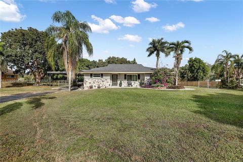 A home in Davie