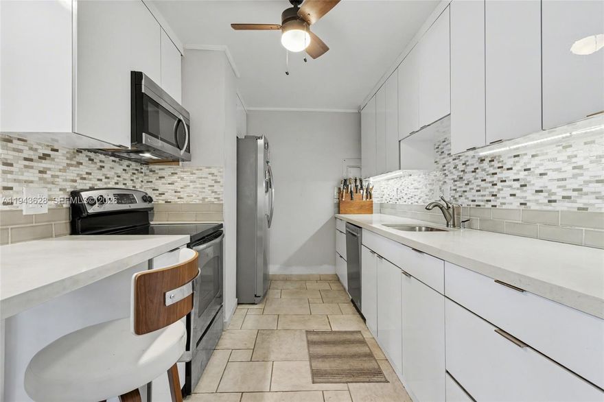 Beautiful 2BR/2BA condo on Hollywood Beach with stunning Intracoastal views and breathtaking sunsets. This spacious, move-in-ready home features an upgraded kitchen and bathrooms, ample closets, impact windows and doors, and the option to purchase fully furnished. Enjoy a sunny pool area with BBQ, laundry on the same floor (included in maintenance), and small-pet approval. The building has passed its 50-year inspection, offers a new roof, and updated hallways with tile floors and fresh paint. Just steps from the Hollywood Beach Boardwalk with oceanfront dining, shops, and entertainment. Ideally located between Miami and Fort Lauderdale with easy access to airports, fine dining, shopping, and nightlife. Perfect as a vacation home or full-time retreat.