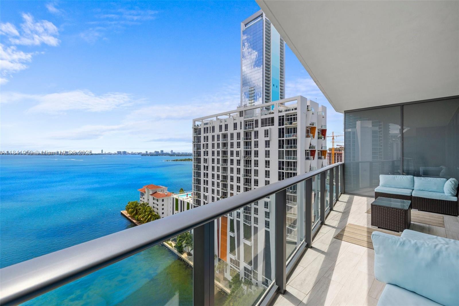 Come see this 2 + Den/2 Bath. This unit has Private Elevator entrance, motorized shades, closet build-out, recessed lighting and upgraded fixtures to make this place feel like home. Icon Bay residents enjoy a number of resort-style amenities, including an infinity-edge bayfront pool, a state-of-the-art fitness center, Men & Women Spa, a clubroom, Skylobby, and a theater room. Additionally, Icon Bay has two tennis courts and basketball court located atop its parking garage. Residents also enjoy 24-hour concierge service, valet and security. Conveniently located near the Miami Design District, the Arts and Entertainment District, and Wynwood in Edgewater.