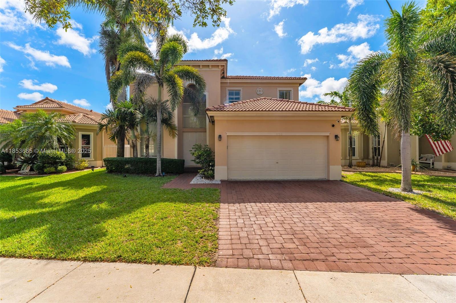 Welcome to Portofino Lakes, a gated community located within Waterstone. This spacious 2 story, split floor plan home features 4 bedrooms, 2.5 bathrooms and a 2 car garage. The over sized primary suite is located on the first floor with custom his and hers closets. Other features include vaulted ceilings, large windows providing natural light, updated kitchen with quartz counter tops and tropical landscaping in the backyard. This gated community has access to 2 pools and a fitness center. Conveniently located near shops, restaurants, schools and highways.