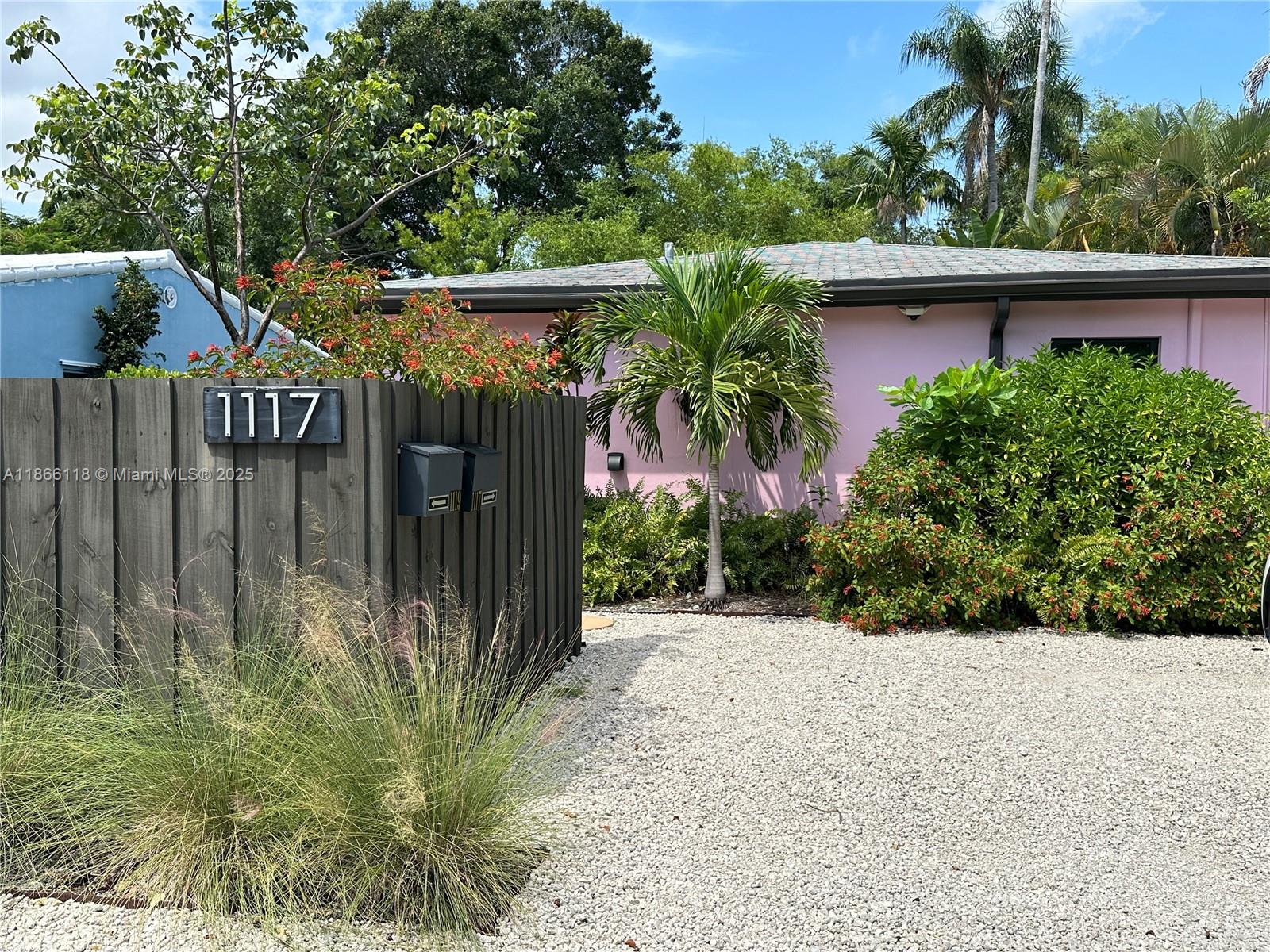 Welcome to this renovated and updated 1-bedroom, 1-bath apartment in Fort Lauderdale’s sought-after Lake Ridge, perfectly located between the beach and downtown. Featuring 640 sq ft of bright living space, this residence offers a spacious living room, oversized windows, restored terrazzo floors, and a modern kitchen with stainless steel appliances, dishwasher, and in-unit washer/dryer. Enjoy efficiency with hurricane impact windows, split AC, and smart home features. Relax in your private front garden or back porch, with on-site parking included. Just minutes to Holiday Park, restaurants, shops, gyms, and transit. Water included. Pet-friendly.