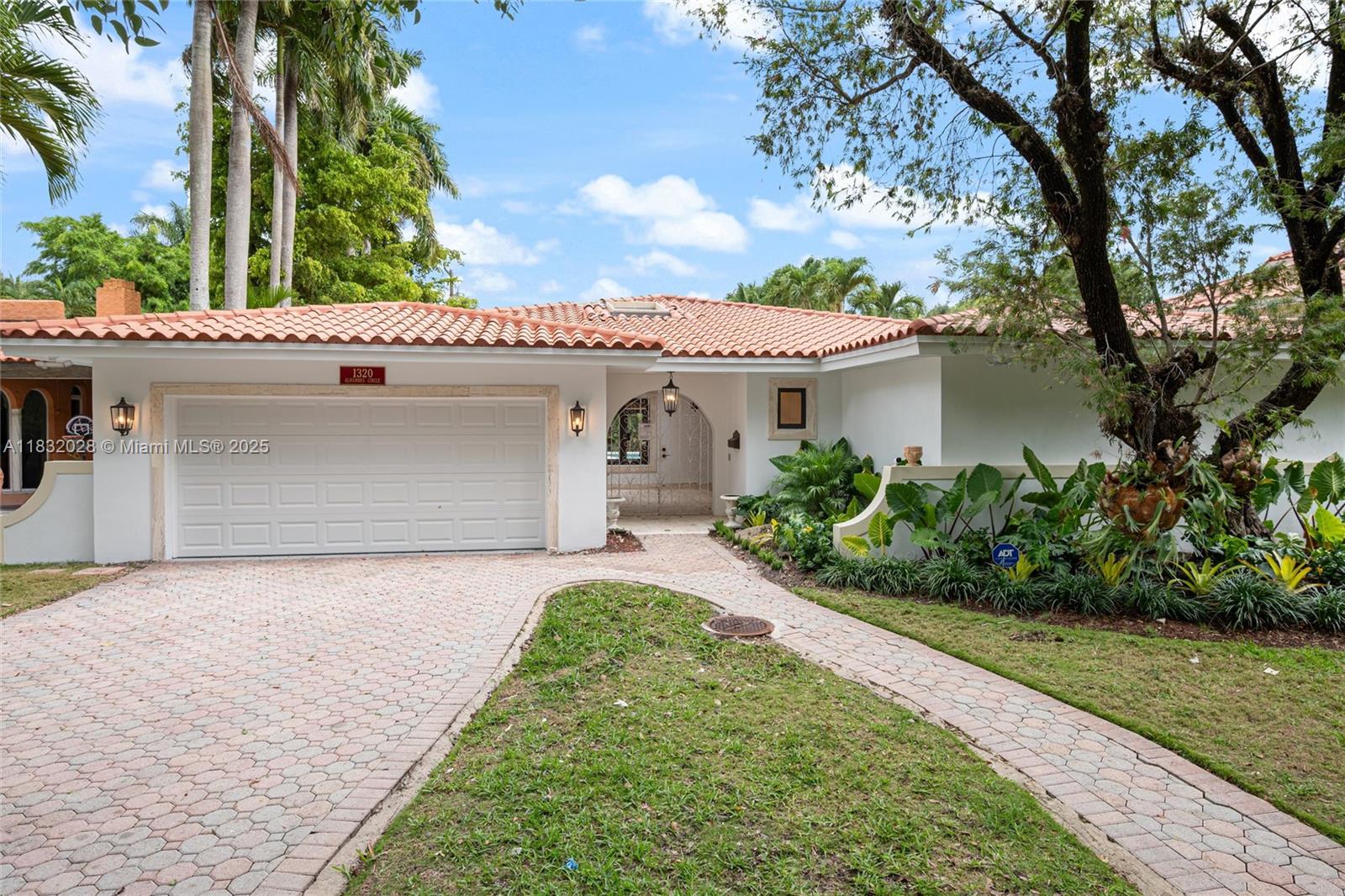 2025 fully-renovated 3,310 sqf (adj. living area) gem in one of Coral Gables' most prestigious streets - Alhambra Circle. Classic Mediterranean charm meets modern sophistication, this one-story residence offers luxury and comfort. The soaring natural light and open-concept layout flow seamlessly through the living, dining and kitchen spaces. Home’s designer chef’s kitchen has an oversized marble island, Wolf appliances, 3 Sub-Zero refrigerators, and custom cabinetry. Wide-plank floors, new impact doors/windows, custom walk-in closets on each bedroom, marble/travertine bathrooms, new landscaping, 2-car garage with new epoxy floor, new security system. Except for outer walls and roof, everything is new (electrical, plumbing, mechanical, ducts).