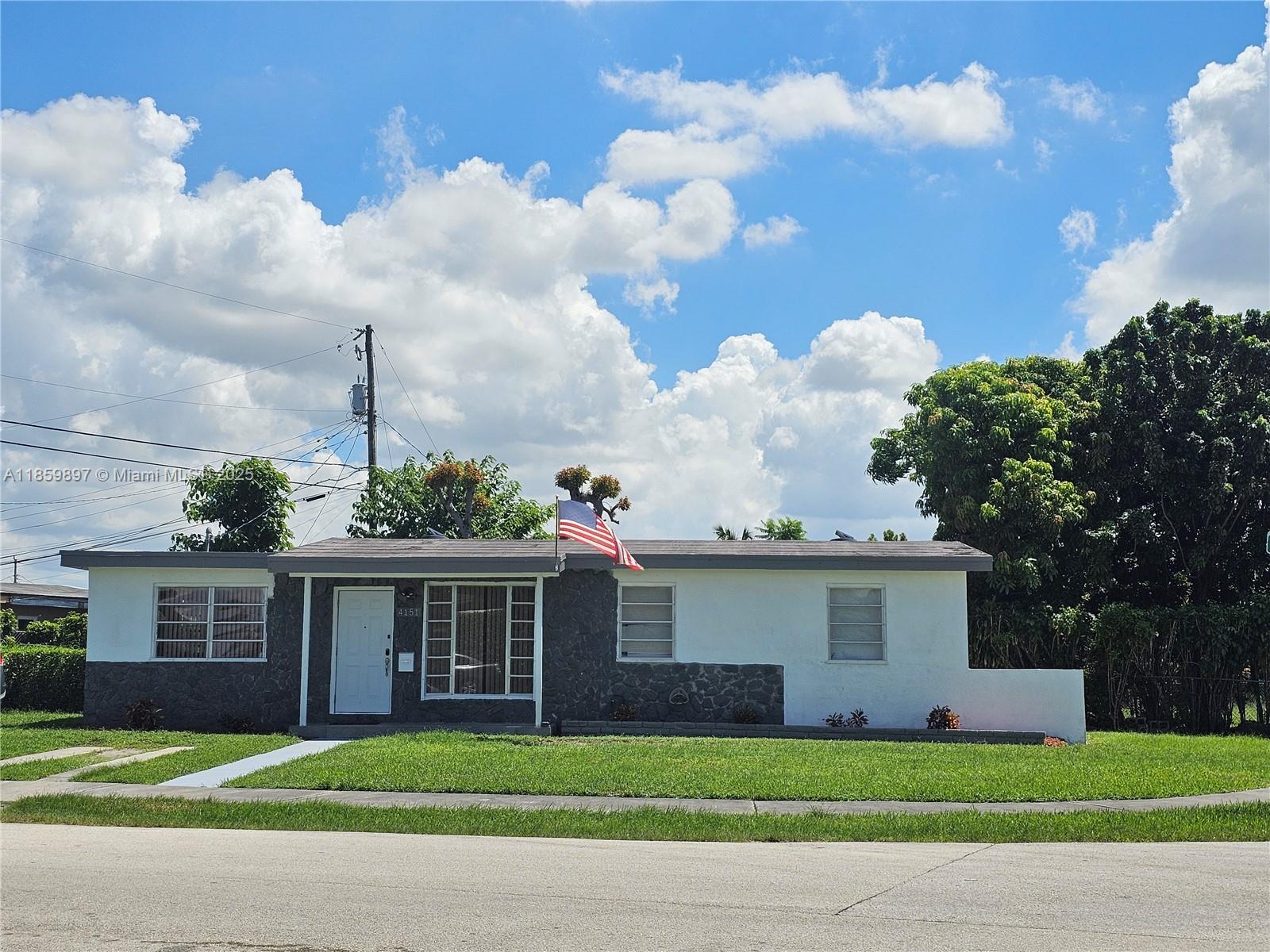 Great opportunity to invest in a very desireable area!.. close to famous Bird Road , Turnpike & Palmetto expressways,
4 bedrooms/2 baths in a beautiful corner lot, big enough for your boat or camper or buil your custom made pool. This house is super spacious and bright, remodeled bathrooms, Freshly painted, new flooring throughout, almost new AC units, and good appliances, covered terrace and extra wide tool shed !, this one will not last...