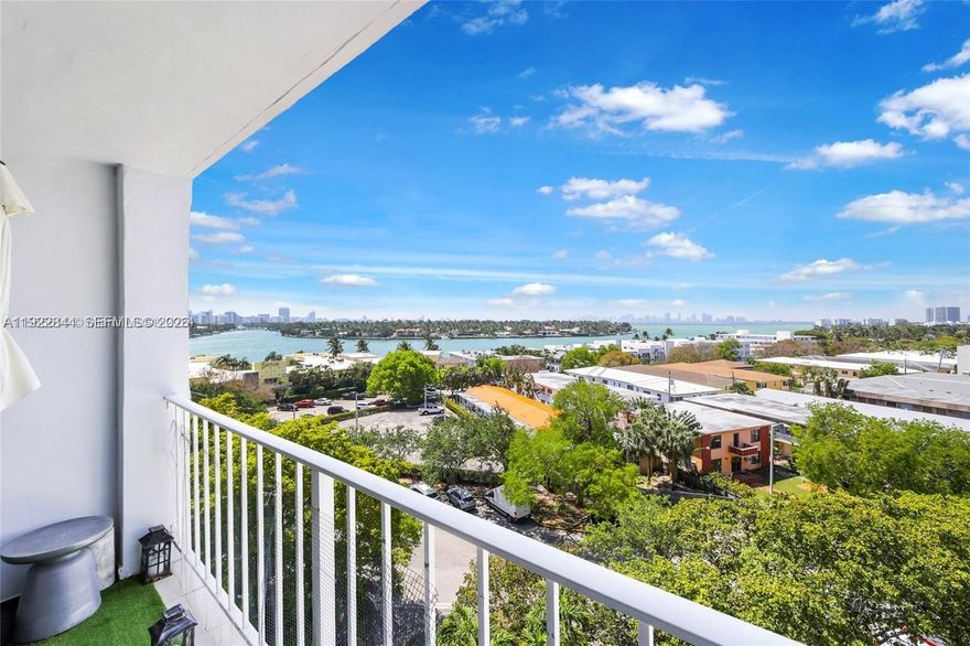 DON'T LOOK ANY FURTHER! JUST REMODELED! NEW FLOORS (IN AND OUT THE BALCONY), BATHROOM, WALKI IN CLOSET, KITCHEN CABINETS AND APPLIANCES! The generous balcony offers stunning sunset, bay, Downtown Skyline views . Spacious 1 bedroom with natural light. The bedroom offers ample space , providing a comfortable and roomy environment. Newer A/C. Located in a quiet pocket of Normandy Isles, a short distance to the beach, parks, restaurants and markets. FreeNorth Beach Trolley,minutes away from South Beach, Bal Harbour & Downtown. RECERTIFICATION WORKS ALMOST FINISHED. ASSESSMENT PAID IN FULL .Pool, gym & on-floor washer/dryers. Covered garage . Easy access to I95 and public transportation makes this location ideal for a convenient lifestyle in this upcoming area without breaking the wallet