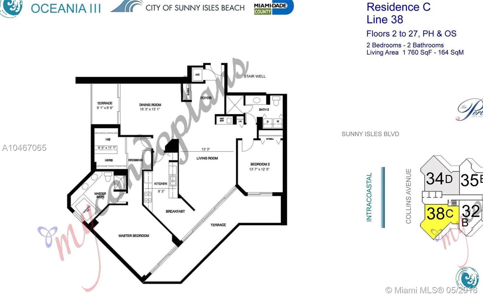 OCEANIA III CONDO - Residential Lease