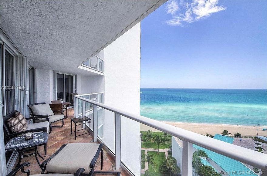 Ocean and Intracoastal views from this luxurious condo with a wide spacious floor plan. Fully furnished with gorgeous top of the line furniture. Designer kitchen, porcelain tile floors, private master wing, large walk-in closets, oversized balcony, washer and dryer. Resort style amenities with beach service, full salon and spa, gym, near marinas, parks. A+ School District.