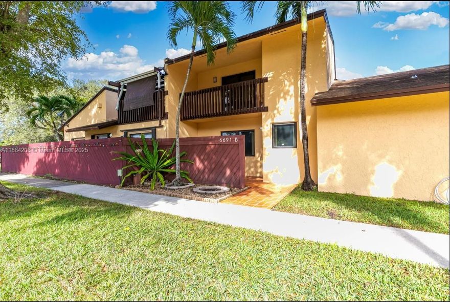 Beautifully upgraded 3 bed 2 bath condo for rent in the heart of Kendall! Step into a chef’s dream kitchen with a sleek commercial double-wide stainless steel fridge, top-of-the-line appliances, and designer finishes perfect for entertaining. The spa-inspired bathrooms feature rainfall showerheads, glass enclosures, and elegant tile work that create a true retreat at home. Upstairs, unwind in your private jacuzzi, while fiber optics internet keeps you connected and an ADT alarm system is ready for tenant activation. This spacious condo also offers an attached garage and open layout designed for comfort and style. Nestled in a secure HOA community close to top schools, dining, shopping, and major highways. Available now for $3,100 monthly.