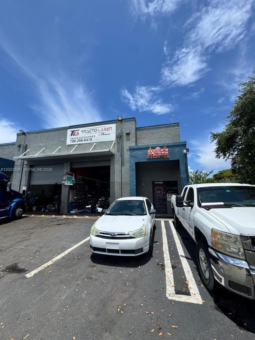 Showroom/Warehouse with office in an industrial park.  Building only.