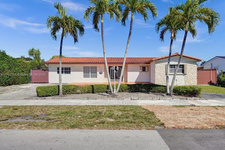 Don' miss out on this 5 bedroom 4 bathroom single family pool home with over 2,200 sqft living in Southern Estates. Property features tile throughout home, recently redone bathrooms(2 redone), two master bedrooms which is great for in-law quarters and much more. Extra privacy in the backyard with no back neighbor.