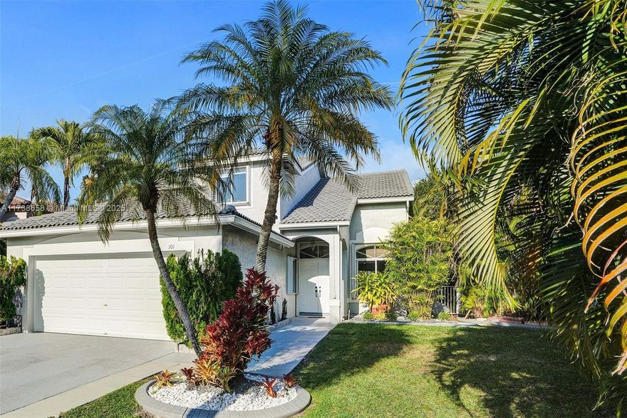 Welcome to this exceptional two-story waterfront pool home in the highly desired Emerald Sound, within Silver Lakes. This amazing home features a spacious, open-concept layout with 4 bedrooms, 3 baths & 2 car garage. The kitchen living room and family room with sliding glass doors overlooking the inviting pool, amazing lake view, and huge backyard, are great for outdoor enjoyment. Enjoy kayaking in this amazing community, where scenic water views and outdoor adventures await. The master suite is a private retreat with an office, closets, and an elegant glass shower. Enjoy resort-style living with HOA amenities, including a clubhouse, pool, fitness center, tennis/pickleball courts, and 24/7 security patrol. Conveniently located to great schools, shopping, highway and community parks.