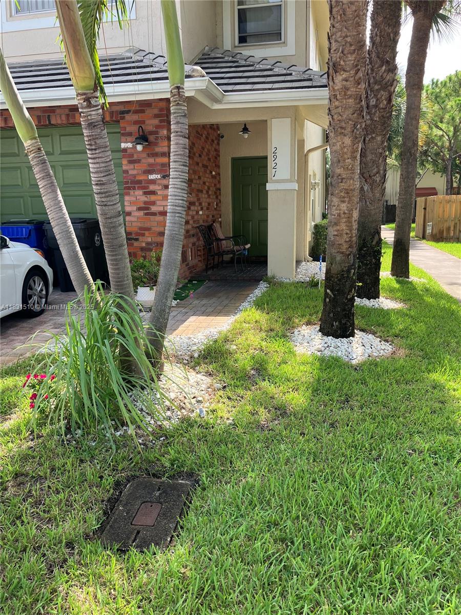 Beautiful 3 bedroom 2 and 1/2 bath town house*******1 bedroom downstairs and 2 bedroom upstairs****Great condition***New washer and dryer.*****Huge updated kitchen**** Security gate****1 car garage****New central air***** HOA $175 per month****Beautiful community pool