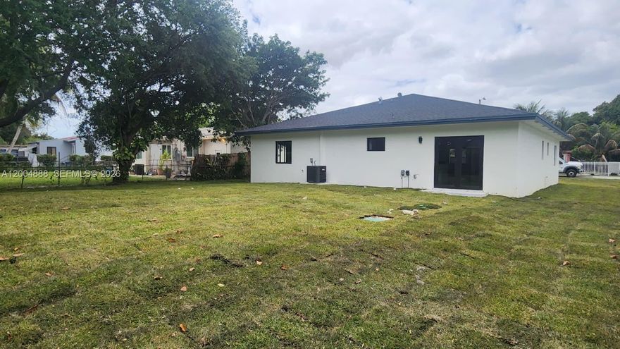 NEW CONSTRUCTION 4 BED 3 BATH OPEN FLOOR PLAN HOME IN NORTH MIAMI BEACH. GREAT LOCATION. GREAT STREET CUB APPEAL WITH LOTS OF MATURE TREES MAKES YOU FEEL LIKE YOU ARE IN PARADISE. PERFECT STARTER HOME. NO HOA. ALL TILED. TOP OF THE LINE KITCHEN CABINETS AND APPLIANCES. SEPARATE LAUNDRY ROOM. 2 MASTERS WITH INDIVIDUAL ENTRANCE FOR PRIVACY OR IN LAW QUARTERS OR EXTRA INCOME. HUGE BACKYARDWILL NOT LAST. CALL LA