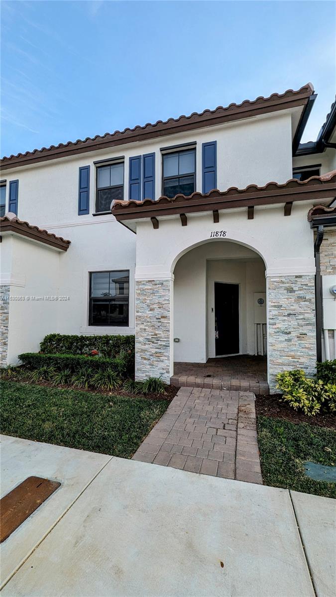 3 Bedroom Villa at Corsica. 2-story townhome close to Turnpike highway. This unit features a beautiful kitchen with stainless steel appliances, a living room, tiled downstairs and carpeted upstairs. Laundry on the second floor for easy access. Nice patio to enjoy with family and friends. 2 assigned parking spaces. Brand new Clubhouse with pool to enjoy.