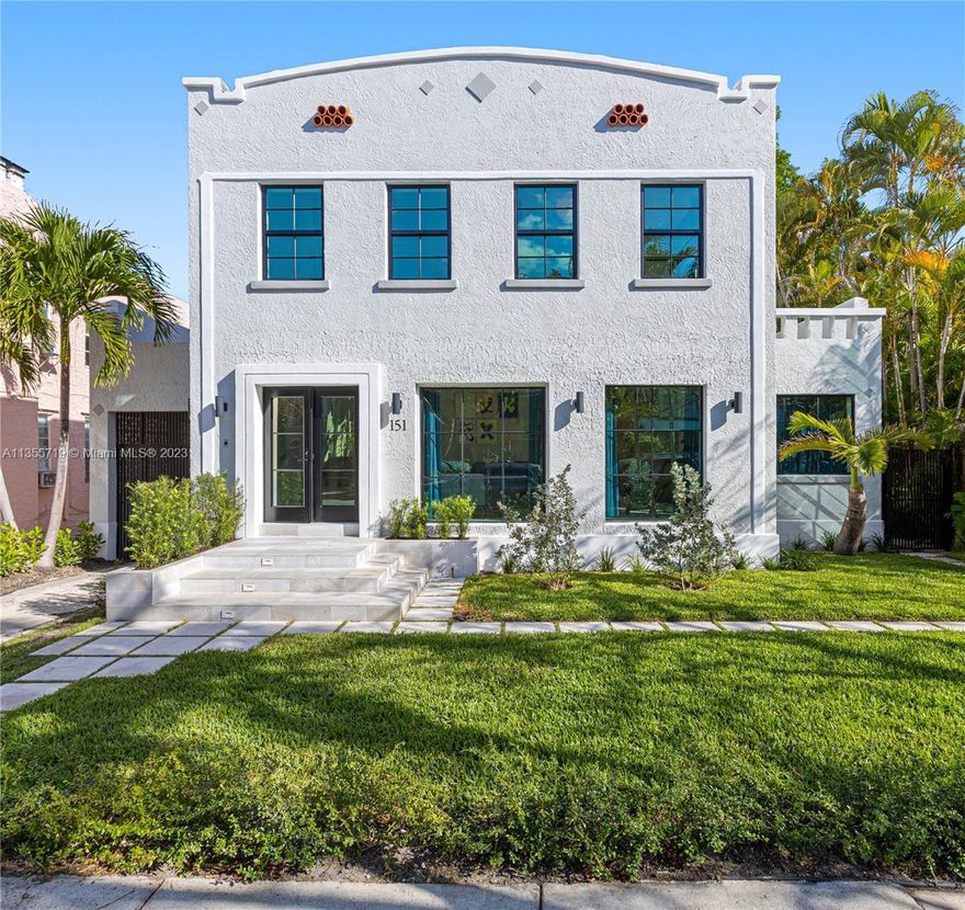 BRAND NEW EVERYTHING, NEVER LIVED IN. Outstanding renovation steps from the Design District in charming Buena Vista East restoring this home's original essence with no sacrifice on amenities or luxury. Main house has 3 bedrooms and 2 bathrooms upstairs with a den/office and powder room/half bath downstairs. This renovation spared no expense and provides brand new mechanical, electrical, plumbing and roof. Guest house is a separate structure with a full 1 bedroom 1 bath casita with kitchen, living room and its own laundry room. Room and plans for pool available along with estimate. Live in the charm of the 1920s with the comforts of a 2023 built home.
