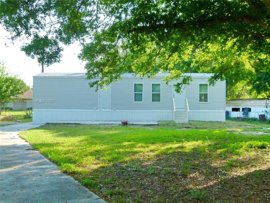 Affordable & Move-In Ready Home! Discover this 2024 single-wide mobile home on a spacious 1/3-acre lot at the end of a peaceful cul-de-sac. This 2-bedroom, 1-bathroom home features an open-concept design with modern finishes and comes partially furnished for your convenience. Everything is brand new! Fenced yard – perfect for pets or privacy Storage shed in the backyard for extra space Great starter home – priced to sell! Don't miss out on this opportunity! Contact us today for more details or a private showing.