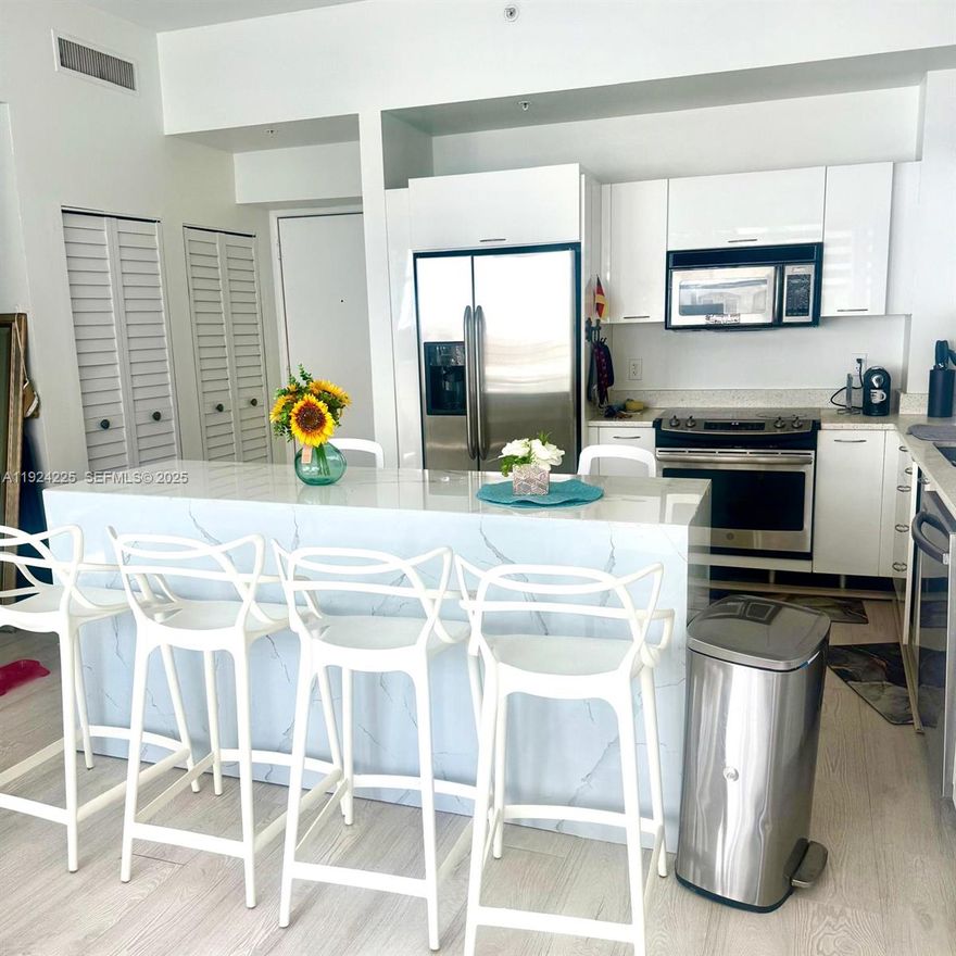 ***DECEMBER PROMOTON***Only TWO months to move in.Fully furnished and turnkey residence in the heart of Downtown Miami. This bright and spacious loft-style unit features high ceilings, large windows, modern finishes, and an open floor plan. The property is delivered completely furnished and fully equipped—just bring your suitcases. Washer and dryer in unit. Ideal for professionals, students and anyone seeking immediate access to Miami’s top business, entertainment and cultural districts. Steps from Miami Dade College, Bayside, MetroMover, Brightline, Miami Worldcenter and a short drive to Brickell and Wynwood. The building offers secure access, fitness center and pool. Annual lease only. Easy to show.