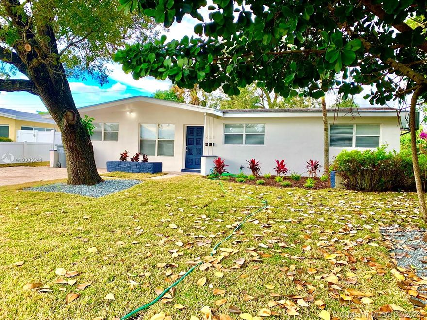 NOW PRICED TO RENT FAST!  Gorgeous 4 bed/2 bath home boasting a new spacious kitchen w/ granite counters and appliances, new bathrooms, floors, window treatments, light fixtures, ceiling fans and more. No detail was spared. Beautiful new landscaping and paved driveway that could park up to 4 cars. Relax in your backyard oasis featuring a sparkling pool and paved deck, visible and accessible from the master bedroom, dining room & kitchen. The master bed features on suite bathroom, pool view, and direct access to the backyard. Rent includes professional pool maintenance so that you can simply relax and enjoy. Centrally located just West of the Turnpike between Pines Blvd and Sheridan St, and waking distance to Montella Park w/ playground, Tennis courts, walking paths, pavilions and grills.