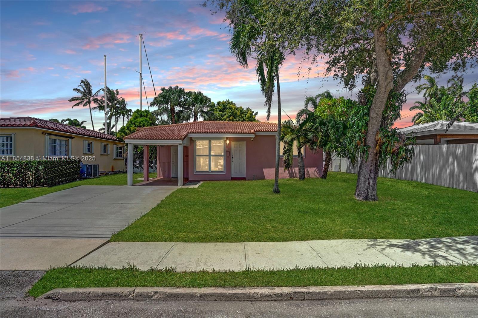 Check out this Fort Lauderdale Ocean Access house w/ 65' FT of waterfront – Unrestricted Ocean Access w/ No Fixed Bridges! Single family home (2beds/1 bath) w/ storm rated impact windows/doors. Open layout with tile & new flooring, updated kitchen with stainless steel appliances. Spacious fenced backyard with covered patio overlooking the water-Large front yard, long driveway & carport with direct kitchen access. Great biking and walking in this neighborhood which has a great vibe and friendly community feel. Minutes to beaches, dining, HARD ROCK CASINO, LAS OLAS, the FORT PICKLE BALL COURTS & shopping. The tile roof is 2010 & the Ac is newer/in great shape! Concrete block construction w/a carport to keep your car or golf cart nice & cool.