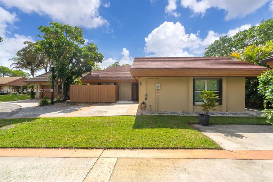 Experience refined living in this beautifully remodeled 3-bedroom, 2-bath patio home located in a private gated community in North Miami Beach. Designed with elegance and comfort in mind, this stunning residence showcases soaring vaulted ceilings, brand-new flooring throughout, custom interior doors, and thoughtfully designed custom closets.
The gourmet kitchen features exquisite custom cabinetry, creating a stylish and functional space perfect for everyday living and entertaining. Each bedroom offers the rare luxury of its own private porch along with expansive walk-in closets, providing a unique blend of privacy and sophistication.
Step outside to a beautiful and spacious backyard, ideal for entertaining guests, hosting gatherings, or simply relaxing in your own private outdoor retreat.
Perfectly located with convenient access to major highways and just minutes from world-class destinations such as Aventura Mall, Hard Rock Stadium, and the pristine beaches of Sunny Isles Beach, this exceptional home offers the perfect blend of luxury, location, and lifestyle.
