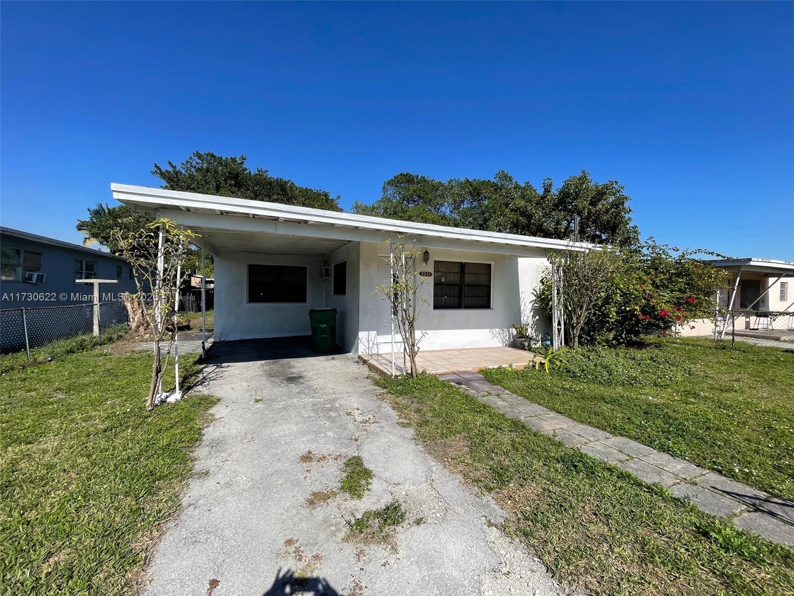 Property for Sale at 3271 Nw 132nd Ter, Opa-Locka, Miami-Dade County, Florida - Bedrooms: 2 
Bathrooms: 1  - $365,500