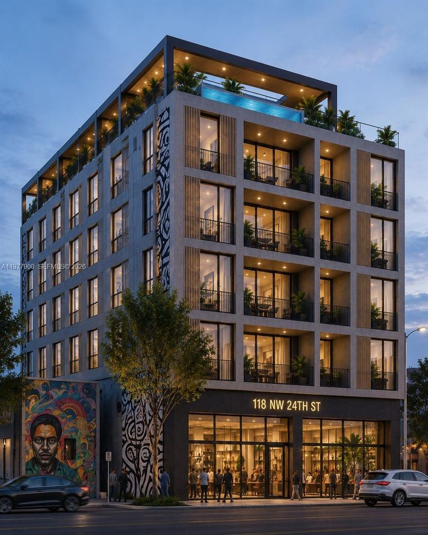 Multifamily Investment (8/8 Studios in WYNWOOD - FOR SALE) •Zoning: T5-O/NRD-1 • Lot Size 7,500SF •Covered Land Play property; Owner would receive income while working on development plans • Great opportunity for owner user or developer with all tenant leases up-to-date • Current income: Approx. $12,400/Month • Property includes 8 street parking spaces (City Decal) • New roof installed in '16 • WiFi network for all tenants • Central washer and dryer • Minutes to Miami Design District, Midtown, Allapattah, Miami beach, Downtown Miami and more