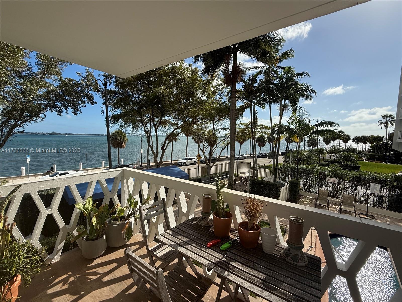 Excellent location on beloved Brickell Bay Dr. Fully renovated in 2015 2 bed/2 bath, WITH A GREAT SIZED STEAM SHOWER. The apt has 1,230 sq ft with direct bay views from the kitchen, living room, and bedrooms. Management on-site, pool area is fantastic with direct bay views. Washer and dryer units are out of the unit on the same floor.