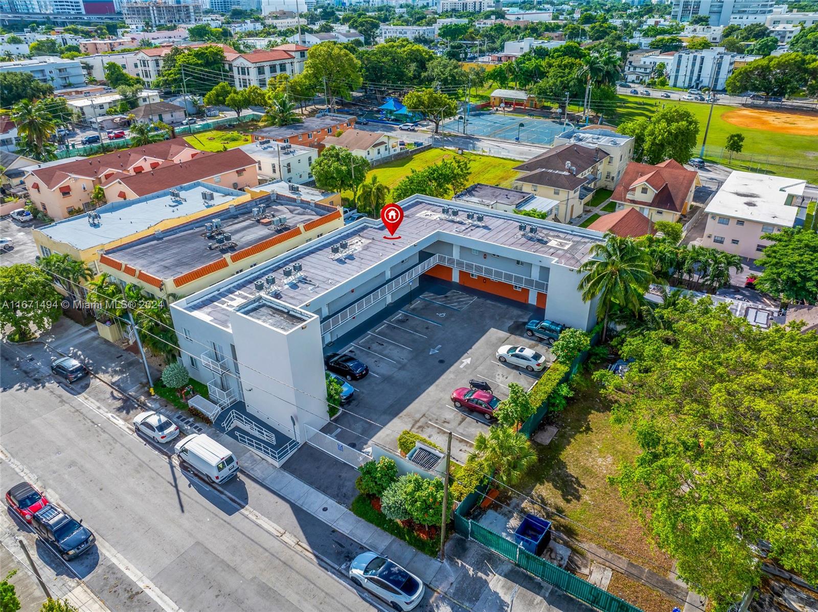 Fausto commercial presents a fully operational 2022 amazingly designed 12 unit multifamily building in Little Havana. This modern apartment of 12 Units consist of 4 x one bedroom one bath & 8x two bedroom two bath, includes parking, washer/dryers on site, parking for all - a hot commodity Amazing neighborhood undergoing swift transition w/upward pressure in rents, growth, & attracting urbanists, those looking for short commute times to work, and modern Miami Urban living. With close proximity to Calle Ocho & Brickell’s fine dining, chic shops, sidewalk cafes & picturesque parks. All are a brisk walk away for residents who will be immersed in the vibrant culture of the area. The area's several iconic spots include the Calle Echo, home to the Ball & Chain, Loan Depot Park & Downtown Miami.