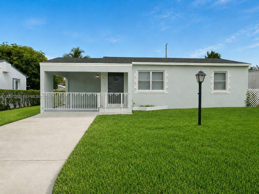Freshly remodeled and freshly painted property offering excellent potential in one of Palm Beach County’s most desirable locations. Ideally situated near Downtown West Palm Beach, Flamingo Park, and Grandview Heights, this home provides convenient access to shopping, supermarkets, dining, entertainment, and highly rated school zones. Enjoy a bright, clean interior with updated finishes and a functional layout ready for its next owner or tenant. The backyard features a fruitful mango tree, perfect for enjoying South Florida living. Located approximately 5 minutes from the Intracoastal and about 10 minutes from the beach, this property combines location, convenience, and lifestyle in one great opportunity.