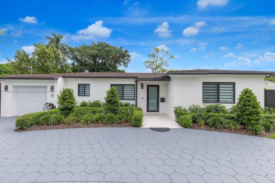 This beautiful South Miami 2/2 PLUS DEN home,  is ready for immediate occupancy! Enjoy this great location of South Miami with easy access to the University of Miami, Coral Gables, and major highways. The open and bright floor plan features a brand-new kitchen with stainless steel appliances, quartz counter tops, new roof, impact windows, tankless water heater, new A/C, tastefully renovated bathrooms, and ceramic tile floors throughout the home. Huge, fully fenced backyard for outdoor enjoyment and privacy. Plenty of parking spaces. Utilities included! No pets-sorry! Easy to show.