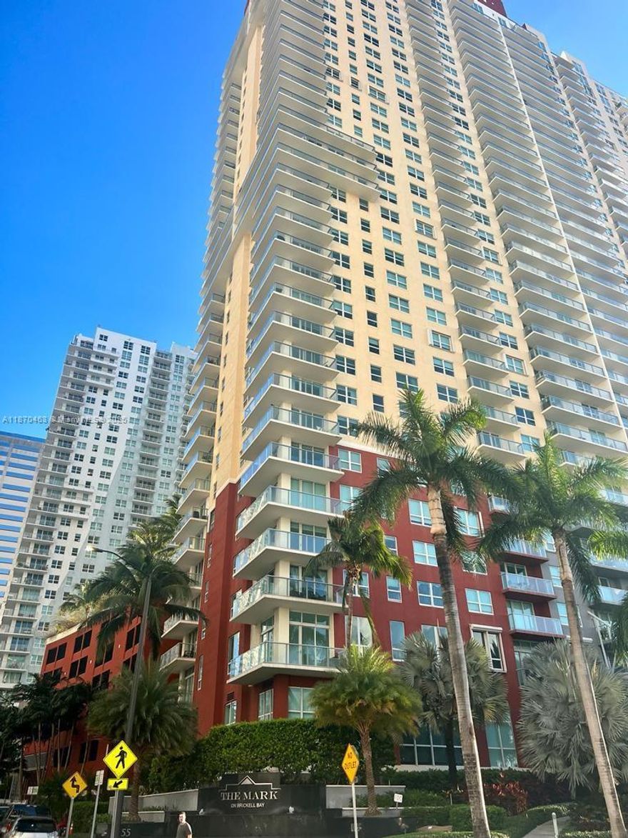 Impeccable 1 Bed / 1 Bath unit on the 8th floor of The Mark, offered fully furnished and move in ready. A full-service waterfront building in Brickell. Features 760 SF, travertine floors, renovated bathroom, and tiled balcony with serene lateral bay views. The Mark allows 30-day rentals, making it ideal for both end-users and investors. Full amenities include a heated bayfront pool, gym, tennis & racquetball courts, clubhouse, valet, and 24/7 security. Pet-friendly and professionally managed. Prime location steps from top dining, shops, and Brickell City Centre. Easy access to I-95 and beaches. Live or invest in one of Miami’s most sought-after urban waterfront communities.