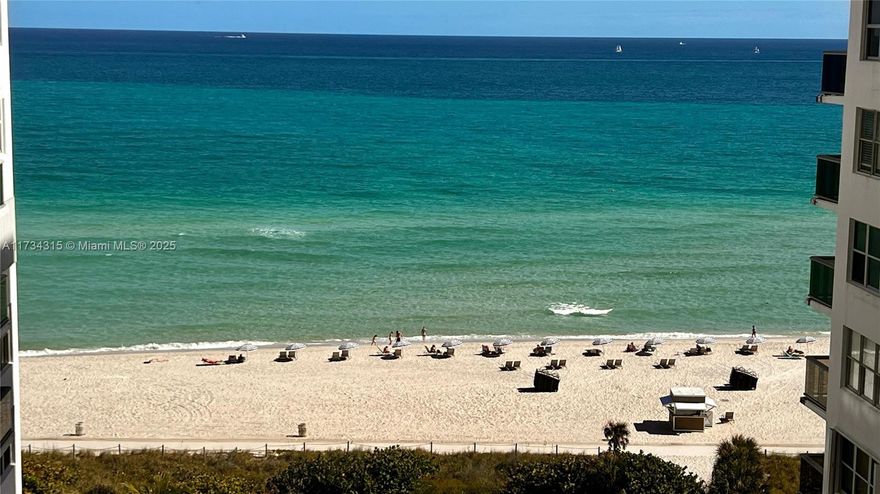 Located on the beachfront with excellent ocean views, this cozy two-bedroom, two-bathroom apartment is located on the 12th floor and was recently renovated. It has an assigned parking space and storage room. The building offers amenities such as valet parking, complimentary parking, gym, beach service, game room, and supermarket, among the most valued features. Beautiful ocean view!!!! The price includes the special assessment.