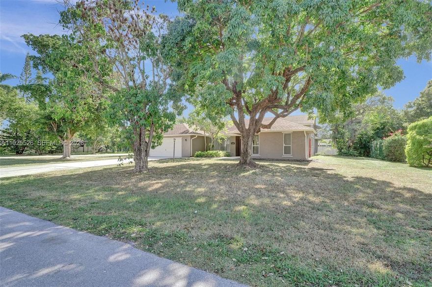 Beautiful 4-bedroom, 3-bathroom home on an expansive 15,086 sq. ft. corner lot in the highly desirable Old Pompano neighborhood. This residence offers generous living space, functional layout, and quiet comfort with impact windows throughout. Enjoy a 2-car garage plus driveway parking for up to four additional vehicles, perfect for guests and entertaining. Thoughtfully updated, the home blends modern touches with warm, inviting living spaces. Step outside to an oversized yard enclosed by a 6-foot white privacy fence, ideal for entertaining, gardening, or relaxing poolside beside the sparkling pool — a rare find this close to the coast.
Located just 2 miles from the beach, near parks, schools, shopping, and dining. The seller is installing a new roof before closing, offering peace of mind to the next owner.
A rare opportunity to own a spacious home on an oversized lot in a prime Pompano Beach location.