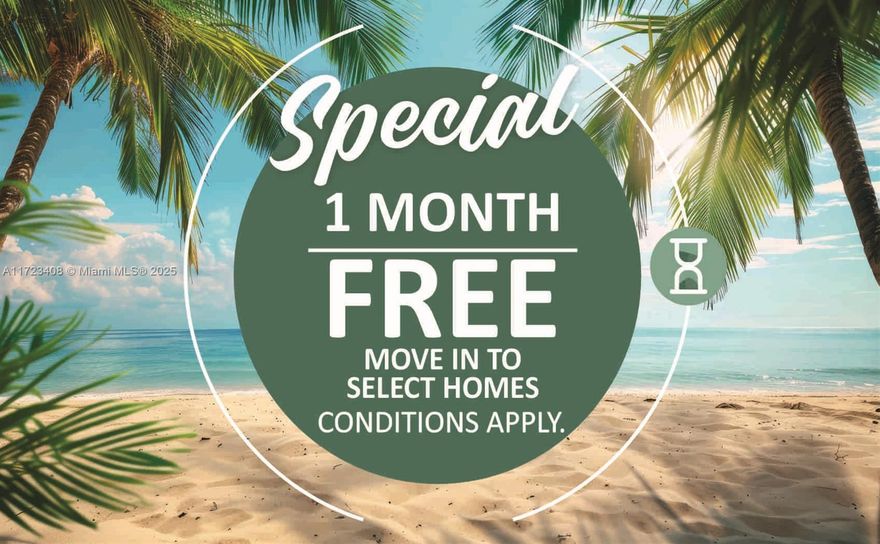 Receive one month free when you move in by 07/31. Conditions Apply. Lanai units directly on the pool deck with large patio balconies that are fully furnished and tropically landscaped. Located directly in front of the waterfront Margaret Pace Park, the Bay Parc community offers superb location within walking distance to many downtown area attractions. The unit features wood floors, granite counter, stainless steel appliances and in-unit washer & dryer. Move-in for 1 month+ $1K deposit. Parking $125/m. FAST APPROVAL! *NO PETS ALLOWED IN THIS UNIT* (NOTE: Rental rates are subject to change depending on move-in date and lease term. Advertised rate is best rate and maybe on leases longer than 12 months. Minimum credit score of 620 or higher in order to be approved).
