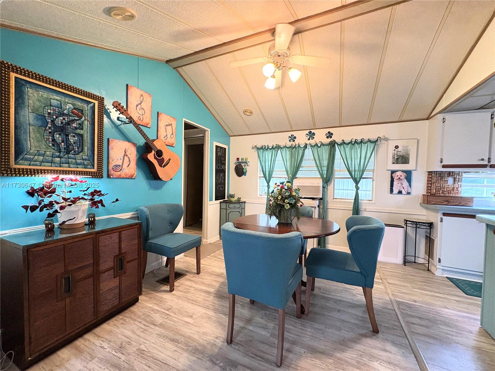 Welcome home to your turn-key retreat in a pet friendly, 55+ Community! This exceptionally well maintained, cozy 1-bedroom 1-bathroom plus den home offers both comfort and convenience in a tranquil setting. This home is filled with natural light, provides ample living space, and comes to you complete. Located close to shopping, restaurants, beaches and RSW International airport. This home is offered fully turn-key, featuring dining room, kitchen with generous storage, and laundry room making. Residents can enjoy access to the pool, clubhouse, and plenty of other amenities to keep entertained. It's also home to three beautiful lakes, perfect for dog walking, strolls or simply relaxing by the water. The small HOA fee covers lawn maintenance, trash, water, sewer and all amenities.