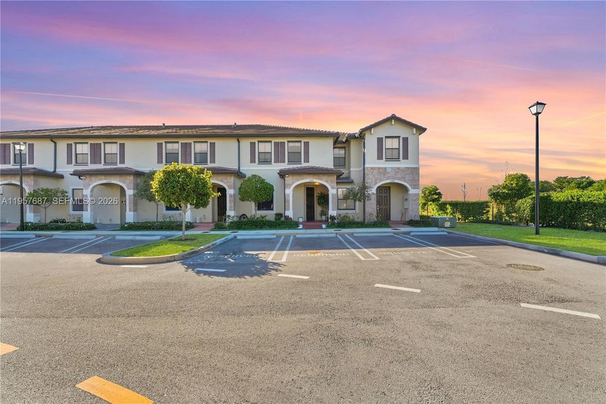 $5,000 towards buyers closing costs* Beautifully updated 3-bedroom, 3-bathroom townhome with an additional flex room located in the highly desirable Aquabella community in Hialeah, near Miami Lakes. This modern residence features an open and functional layout with contemporary finishes, updated kitchen and bathrooms, and abundant natural light throughout. The extra room is ideal for a home office, den, gym, or guest space, offering added flexibility for today’s lifestyle.

Aquabella is a gated, resort-style community known for its excellent amenities, including a clubhouse, state-of-the-art fitness center, swimming pool, children’s playgrounds, walking trails, and 24-hour security. Conveniently located near Miami Lakes, major highways, shopping centers, dining, and top-rated schools, this home provides easy access to everything South Florida has to offer.

Ideal for buyers seeking a move-in-ready townhome with modern design, community amenities, and a prime location.