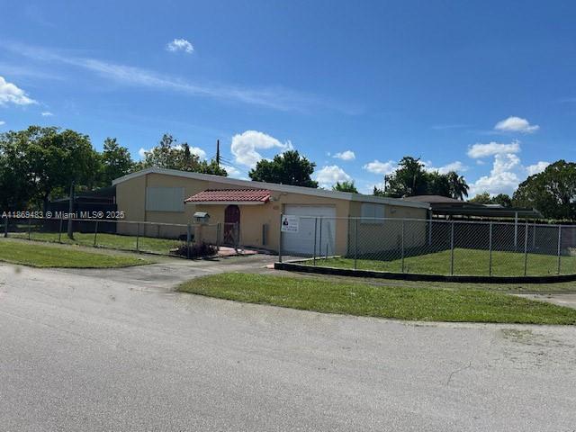 Discover the potential in this corner lot single-story gem featuring this 3 bedrooms, 2 bth, and a versatile den—perfect for a home office or creative space. Nestled on a fully fenced lot, this property also includes two oversized carports for ample parking/storage.
This diamond in the rough is waiting for a buyer with a keen eye and a passion for transformation. Whether you're an investor or a handy first-time homeowner, this is your chance to bring new life to a home with great bones and endless possibilities.
Enjoy a spacious backyard and sideyard—ideal for family gatherings, weekend barbecues, or future expansion. Located in the heart of Miami Gardens, close to schools, parks, and major highways. Bring your vision and make it shine! Property purchase terms are CASH or 203K Loan only.