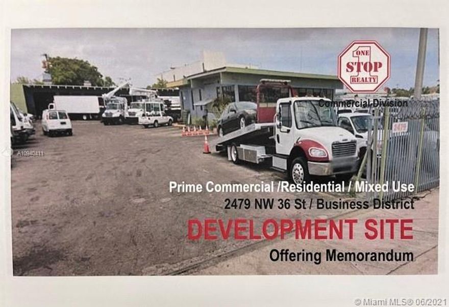 Best Location in Allapattah! In Miami Creative District, Approximately 3 Acres for Sale! T-6 - T-8 approximately for Developer. 150 Units PER ACRE. Blocks from Wynwood, Miami Airport & SR 836  Dolphin Expressway! Call Listing Agent for more information! Owner Will Sell Also 1 Acre!