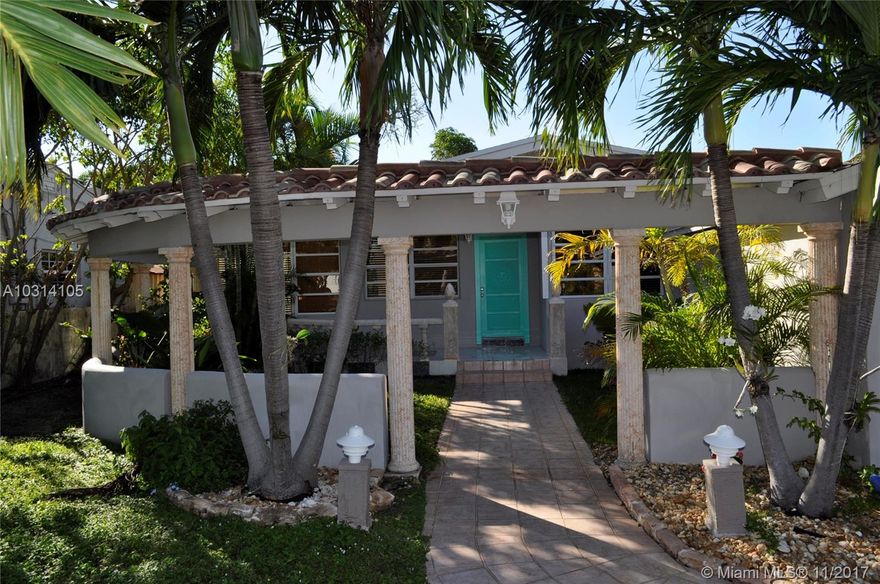 MOST DESIRABLE SURFSIDE NEIGHBORHOOD EXCLUSIVE HOME,  3 BEDROOMS, 2 BATHROOMS, PATIO/DECK  AND GARAGE.  YOU CAN WALK TO THE BEACH, PUBLIX AND BAL HARBOUR SHOPS. ENJOY SURFSIDE'S COMMUNITY CENTER/POOL, BEACH AND CLUBHOUSE.  SPACIOUS LIVING AND DINING AREAS, FLORIDA ROOM, RENOVATED THROUGHOUT, FRESHLY PAINTED, GENEROUS KITCHEN WITH STAINLESS STEEL APPLIANCES AND WOOD CABINETRY.  UNIQUE BEAM EXPOSED CEILINGS, TILE/ WOOD FLOORS.  AMAZING GARDEN DECK PERFECT FOR ENTERTAINMENT AND RELAXING.   .  ZONED FOR A+ BAY HARBOR SCHOOLS.  RUTH K BROAD BAY HARBOR K-8 CENTER SCHOOL, 9/10.  CALL LISTING AGENT FOR SHOWINGS.