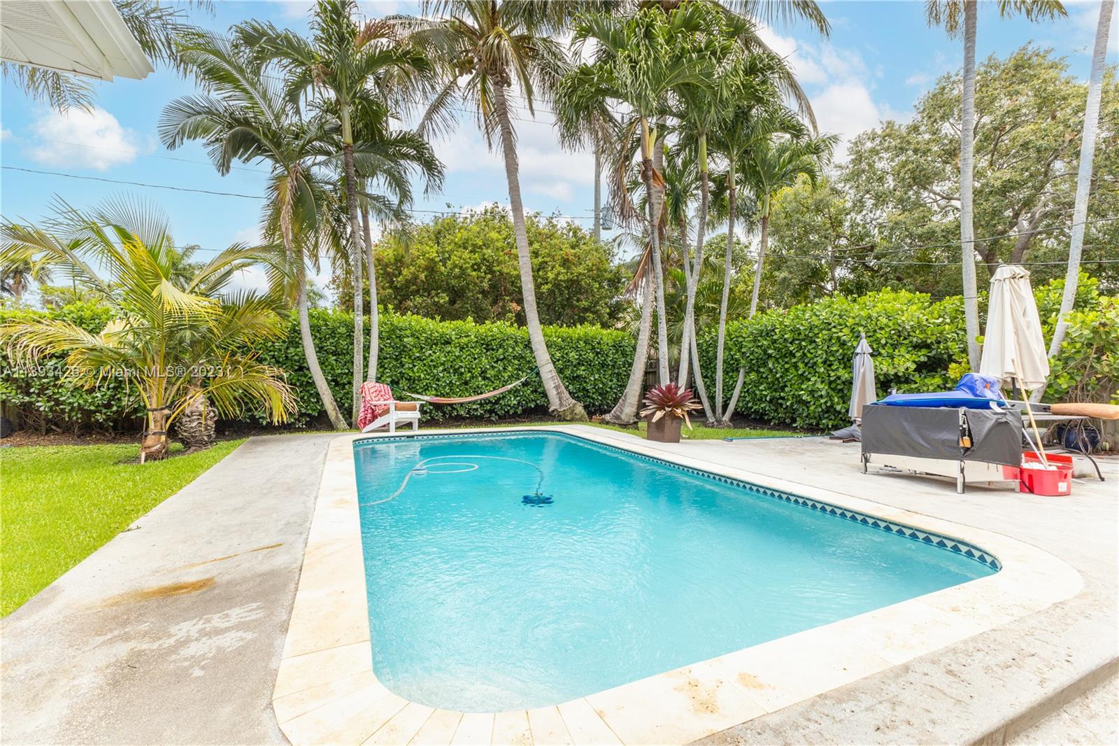 Introducing a hidden gem in Hollywood, brimming w/untapped potential. This charming home presents an incredible opportunity for buyers seeking a property w/ample room for customization & personalization. Nestled in a desirable neighborhood, this residence offers a prime location & a canvas ready for your creative vision. Situated on a spacious private lot w/a pool, providing a perfect backdrop for transforming your dream home into reality. Interior features a blank canvas awaiting your personal touch. Don't miss the chance to unlock the potential, whether you're an investor or a homeowner, this property offers endless opportunities to bring your vision to life. Embrace the possibilities and seize this rare chance to make your mark in one of South Florida's most sought-after locations.