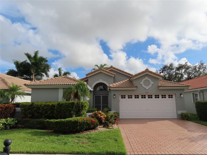 Located in the desirable 55+ community of Palm Isles, this charming home offers over 2,000 sq. ft. of living space with 3 bedrooms, 2 bathrooms, and a 2-car garage. Enjoy a direct lake view and recent upgrades, including a new AC system and new electrical panel.
Inside, you’ll find an open, light-filled layout with a spacious living and dining area, a cozy eat-in kitchen, and a generous primary suite with a walk-in closet. Relax on the patio overlooking the water.

Palm Isles residents enjoy resort-style amenities—indoor and outdoor pools, fitness center, tennis courts, card rooms, ceramics studios, gathering spaces, and a 600-seat theater. HOA covers basic cable, WiFi, ADT, and exterior maintenance. The clubhouse renovation is underway and set to reopen January 2026.