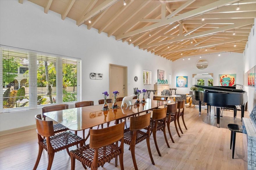 Coral Gables fully renovated historic home in sought-after location. A must-see single-story home on oversized corner lot just a short walk to Granada Golf Course. Home has 5 Bdrms with 4 Baths and huge Great Room with open trusses, Solarium/Library, Kitchen with Sitting area, Family / Media Room, Laundry Room, and 2-car Garage. Two large exterior Terraces, off-street Parking, new Impact windows & French doors. Room for a Pool. Abundant natural lighting enhanced by adjustable LED lighting. Red Oak tongue & groove hardwood planks throughout, Snaidero cabinets, Miele appliances, Kohler fixtures, and granite countertops. Easy access to MIA Airport, Miracle Mile, U of Miami, and many local landmarks. Recently featured on the Coral Gables Tour of Kitchens. Priced to sell, easy to show.