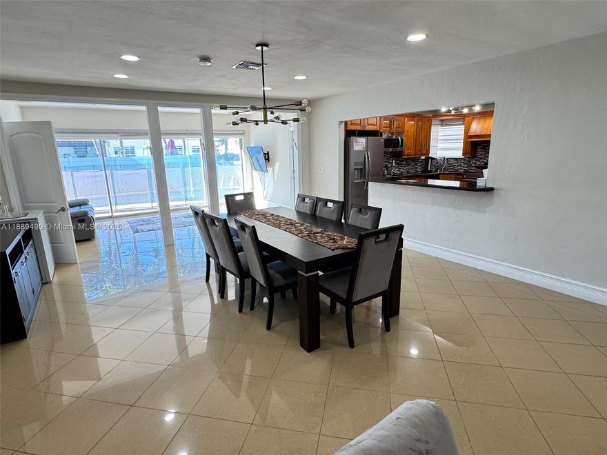 Fully furnished and ready to move in! Beautiful pool in a great location in the heart of North Miami Beach. Fully private pool and walking distance to house of worship