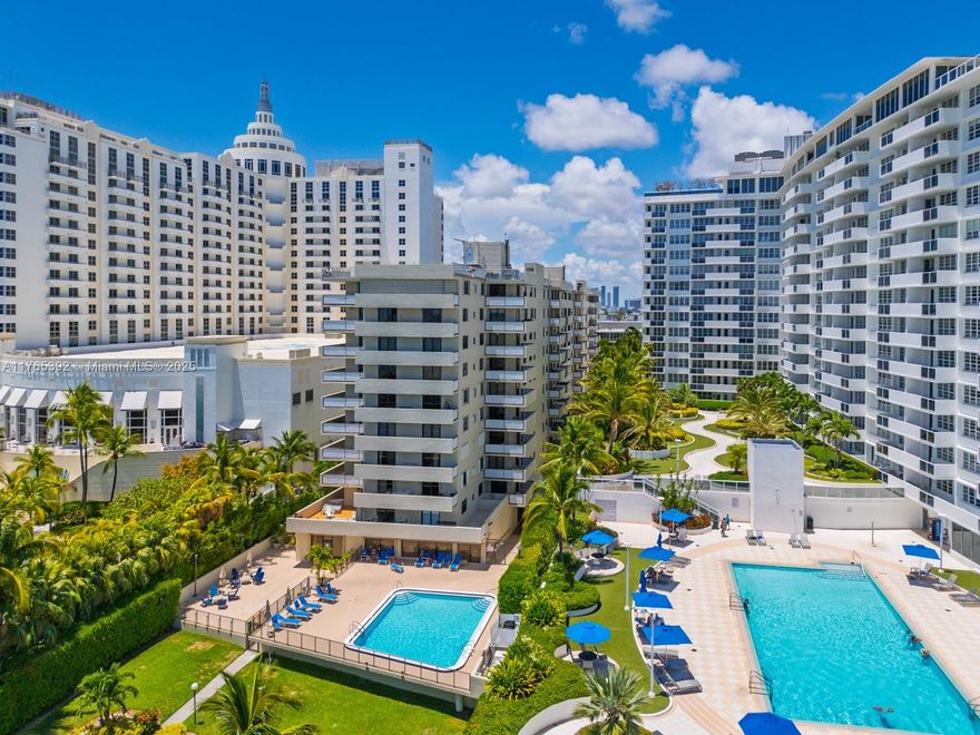 Live the Miami Beach lifestyle in this spacious 2 bed, 2 bath beachfront condo, ideally located at 1623 Collins Ave. Bright and well-maintained, the unit features hurricane shutters, 2 large balconies with partial ocean views, and an in-unit washer/dryer. The building is secure and well-established, offering top amenities including a fitness center, storage, laundry facilities, basic cable, and daily beach chair service. An assigned covered parking space adds convenience. Just steps from Lincoln Road, Ocean Drive, and all that South Beach has to offer—dining, shopping, entertainment, and cultural events—yet tucked into a peaceful community setting. Perfect for professionals, couples, or investors seeking a property with strong rental potential.