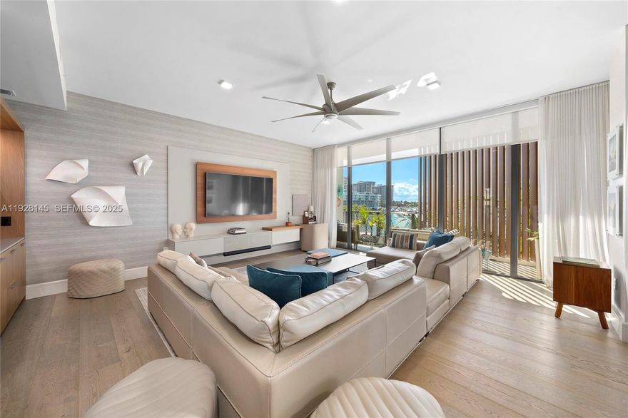 One of Coconut Grove’s best-valued luxury residences, this immaculate bayfront home at The Fairchild blends privacy, exclusivity, and elevated modern design in one of Miami’s most coveted neighborhoods.
The expansive 3-bedroom + den (convertible to a 4th bedroom) with 4.5 baths features a generous open layout with 11-ft ceilings, wide-plank wood flooring, and a striking Poliform chef’s kitchen equipped with Wolf and Sub-Zero appliances, a custom wet bar with built-ins, etc. 
Large, private terraces extend the living spaces outdoors, capturing tranquil Bay views and creating a seamless indoor–outdoor lifestyle. Spa-quality bathrooms and sophisticated finishes further enhance the home’s calm, contemporary aesthetic.
Designed by Max Strang, this intimate boutique building offers 26 residences, ensuring true exclusivity. Resort-style amenities include a rooftop pool with cabanas, a sunset terrace with outdoor lounges and BBQ areas, a state-of-the-art fitness center, holistic wellness spa, hammam, steam room, sauna, and more.
Unit is offered fully furnished, if desired, for the ultimate turnkey lifestyle.