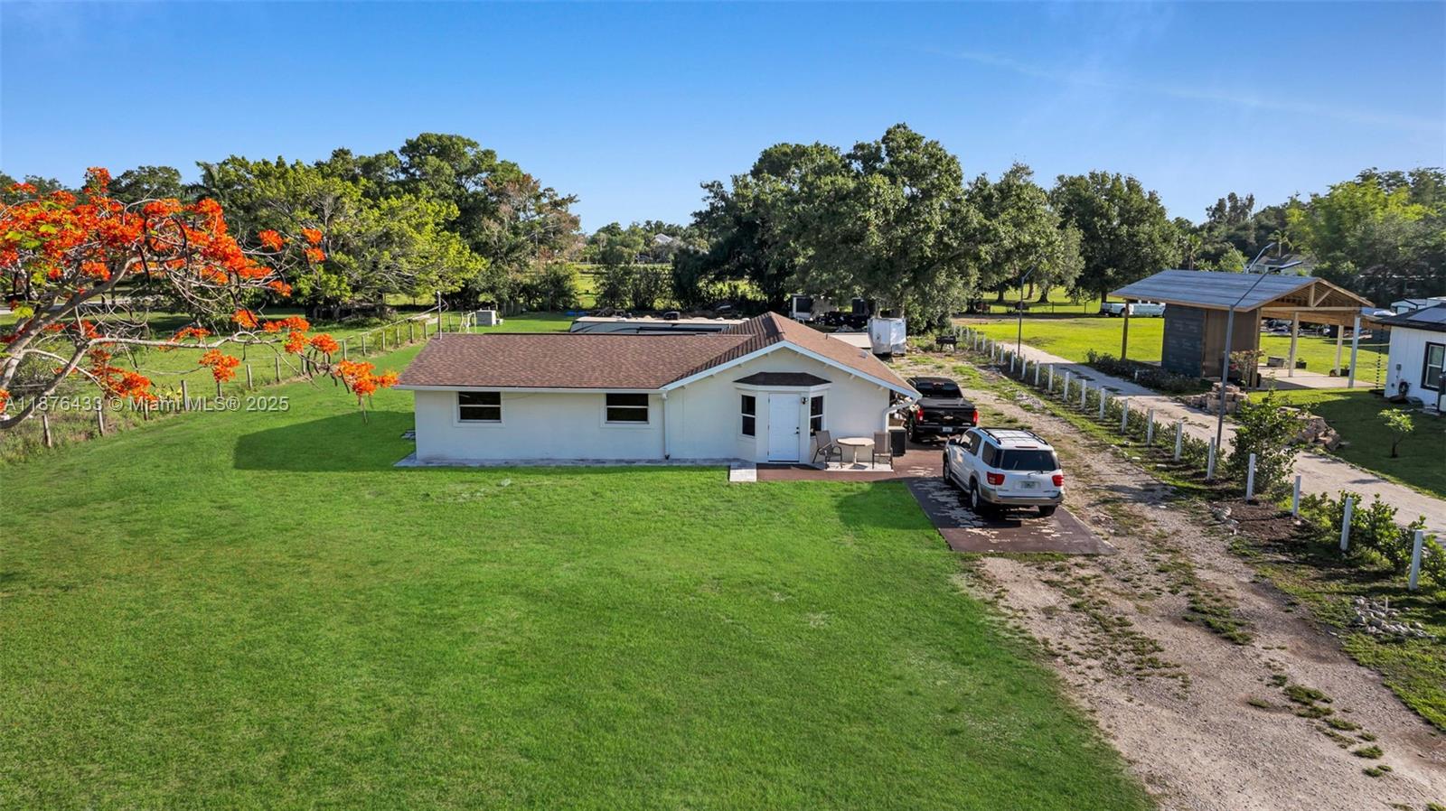 Don’t miss this rare opportunity! Nestled on a generous 0.87-acre lot, this charming 3-bedroom, 2-bathroom home offers space, comfort, and versatility. Enjoy wide-open outdoor living with room to grow, entertain, or simply relax in your private slice of paradise! Zoned for agriculture.