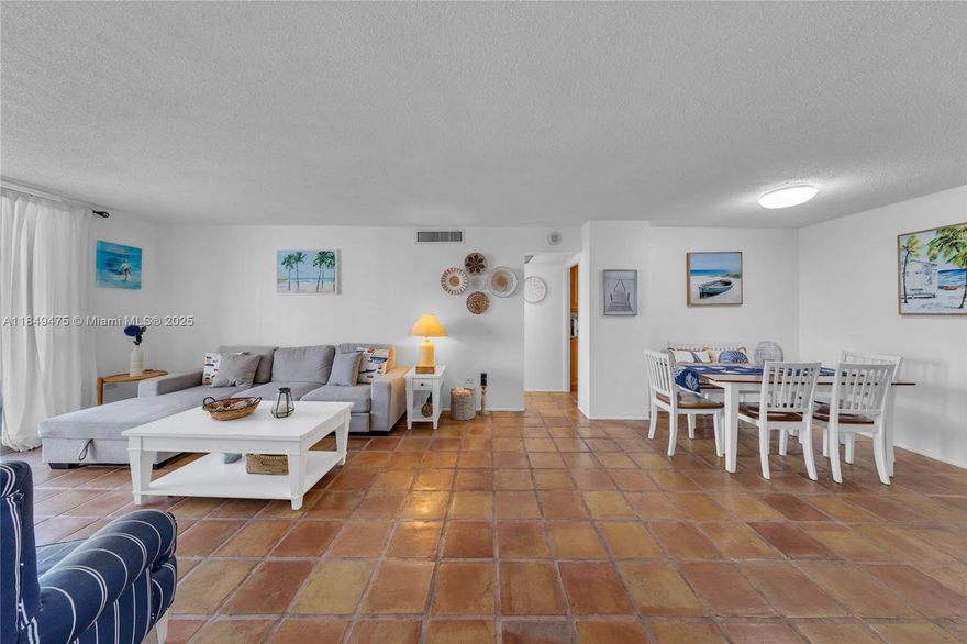 Oceanfront  furnished  2-bedroom, 2-bathroom residence at Oceanside Plaza, designed by renowned architect Morris Lapidus. The unit features an expansive terrace with breathtaking bay and downtown Miami views, impact glass windows. Amenities include a pool with beach services, jacuzzi, two gyms, basketball and racquetball courts, a grand ballroom, billiard room, rooftop solarium, pickleball court, and the onsite restaurant "Lola." 1-assigned parking space , Valet, bicycle storage, and lobby beautification renderings will add to the luxury. Experience Miami’s oceanfront lifestyle. pool currently under construction.