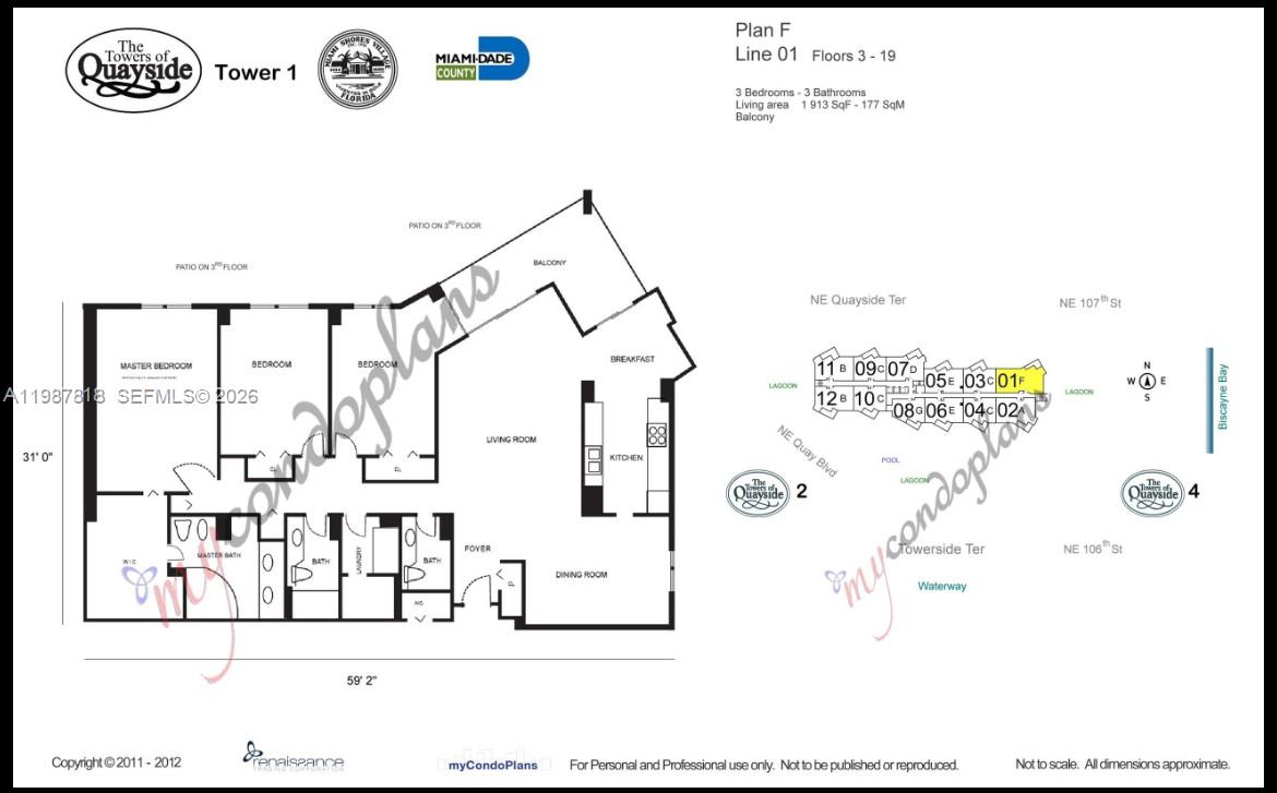 TOWERS OF QUAYSIDE CONDO - Residential