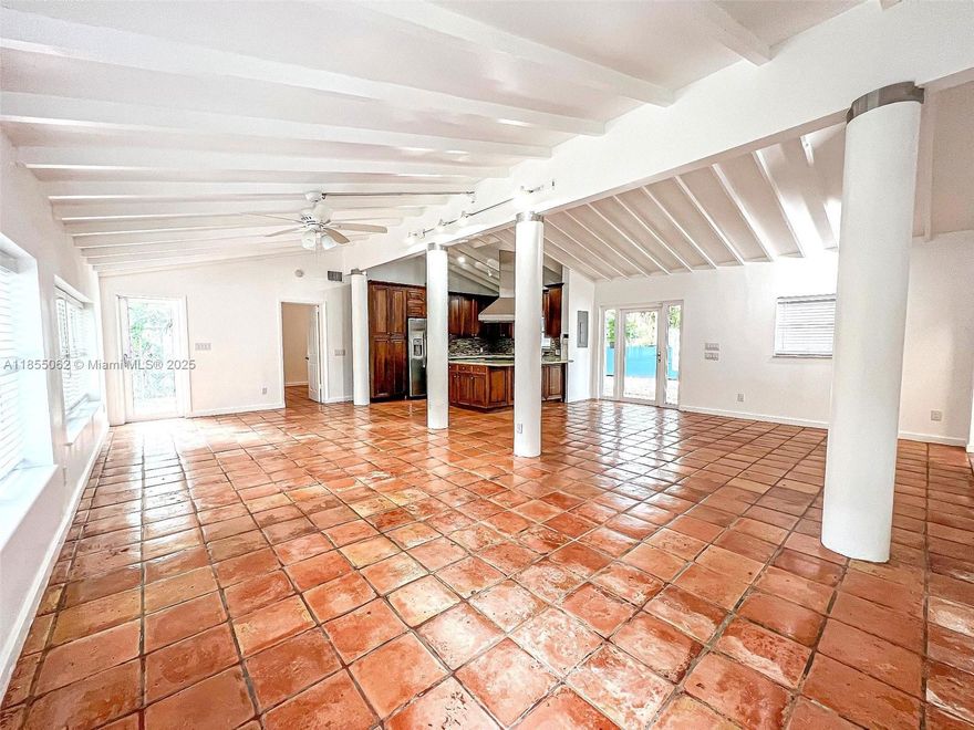 Experience the best of Coconut Grove in this fully renovated, gated single-family home. Enjoy an open layout with vaulted ceilings, walnut cabinets, new appliances, and polished floors filled with natural light. The property is fully enclosed by a concrete wall—perfect for pets—and features lush tropical landscaping, spacious bathrooms, full-size washer/dryer, and ample parking inside and outside the gate. The large private yard offers peace, privacy, and room to entertain. A rare rental opportunity in one of Miami’s most desirable neighborhoods